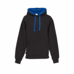 Adult Pullover Contrast Panel Hoodie