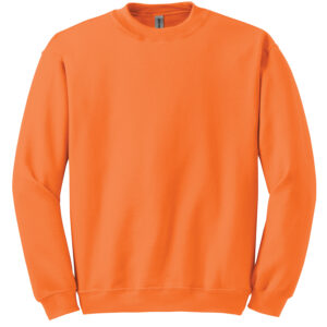 GILDAN® HEAVY BLEND™ CREWNECK SWEATSHIRT - Safety Orange - 2XL