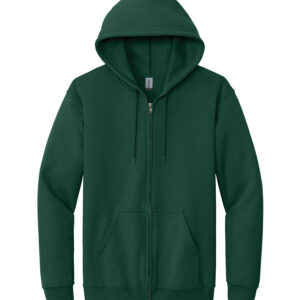 GILDAN® HEAVY BLEND™ FULL ZIP HOODIE - Forest Green - XL