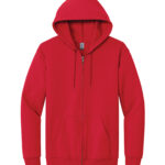 GILDAN® HEAVY BLEND™ FULL ZIP HOODIE - Red - XL
