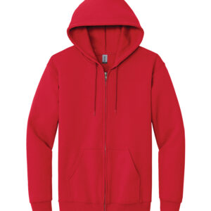 GILDAN® HEAVY BLEND™ FULL ZIP HOODIE - Red - 2XL