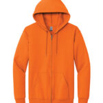 GILDAN® HEAVY BLEND™ FULL ZIP HOODIE - Safety Orange - M