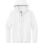 GILDAN® HEAVY BLEND™ FULL ZIP HOODIE - White - S