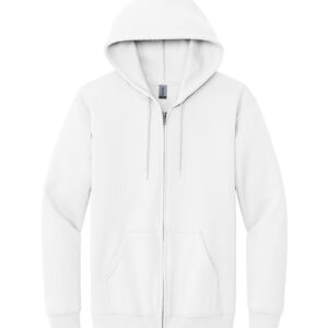 GILDAN® HEAVY BLEND™ FULL ZIP HOODIE - White - 2XL