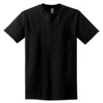 GILDAN® ULTRA COTTON® POCKETED T-SHIRT - Black - S