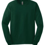 GILDAN® ULTRA COTTON® LONG SLEEVE T-SHIRT - Forest Green - M