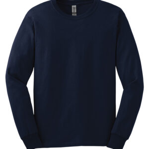 GILDAN® ULTRA COTTON® LONG SLEEVE T-SHIRT - Navy - 3XL