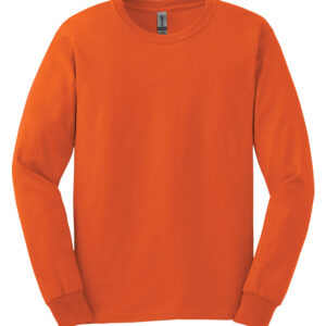 GILDAN® ULTRA COTTON® LONG SLEEVE T-SHIRT - Orange - 2XL