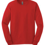 GILDAN® ULTRA COTTON® LONG SLEEVE T-SHIRT - Red - M