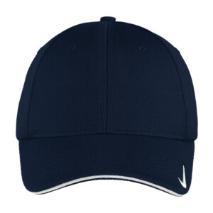 NIKE Dri-FIT MESH SWOOSH FLEX SANDWICH CAP - Navy - L/XL