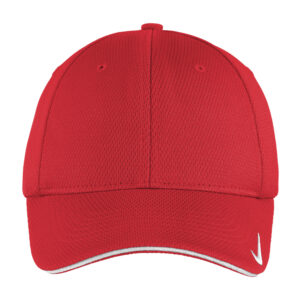 NIKE Dri-FIT MESH SWOOSH FLEX SANDWICH CAP - Sport Red - L/XL
