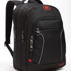 OGIO® COLTON BACKPACK 246 L - Black/Red/Silver - OSFA