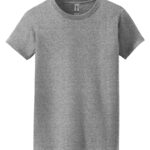 GILDAN® HEAVY COTTON™ MISSY FIT T-SHIRT - Graphite Heather** - L