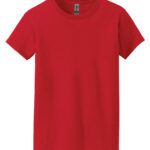 GILDAN® HEAVY COTTON™ MISSY FIT T-SHIRT - Red - XL
