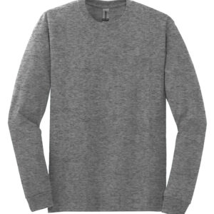 GILDAN® HEAVY COTTON™ LONG SLEEVE T-SHIRT - Graphite Heather** - 2XL