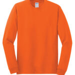 GILDAN® HEAVY COTTON™ LONG SLEEVE T-SHIRT - Orange - M