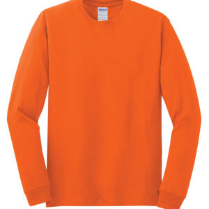 GILDAN® HEAVY COTTON™ LONG SLEEVE T-SHIRT - Orange - L