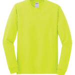 GILDAN® HEAVY COTTON™ LONG SLEEVE T-SHIRT - Safety Green**^ - 3XL