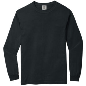 COMFORT COLORS® HEAVYWEIGHT RING SPUN LONG SLEEVE TEE - Black - 2XL