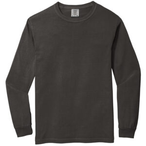 COMFORT COLORS® HEAVYWEIGHT RING SPUN LONG SLEEVE TEE - Pepper - 2XL