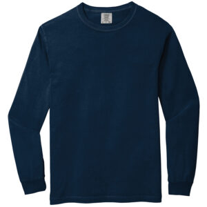 COMFORT COLORS® HEAVYWEIGHT RING SPUN LONG SLEEVE TEE - True Navy - 2XL