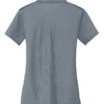 NIKE Dri-FIT VERTICAL MESH LADIES' POLO - Cool Grey - L
