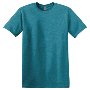 GILDAN® SOFTSTYLE® T-SHIRT - Heather Galapagos Blue** - 2XL
