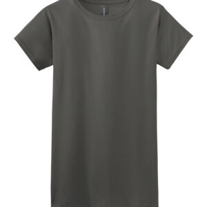 GILDAN® SOFTSTYLE® JUNIOR FIT LADIES’ T-SHIRT - Charcoal - 2XL