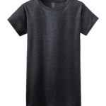 GILDAN® SOFTSTYLE® JUNIOR FIT LADIES’ T-SHIRT - Dark Heather** - 3XL