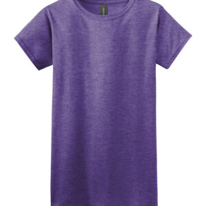GILDAN® SOFTSTYLE® JUNIOR FIT LADIES’ T-SHIRT - Heather Purple** - M