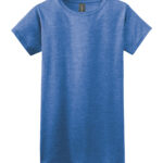 GILDAN® SOFTSTYLE® JUNIOR FIT LADIES’ T-SHIRT - Heather Royal** - L