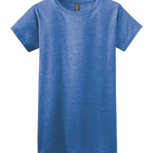 GILDAN® SOFTSTYLE® JUNIOR FIT LADIES’ T-SHIRT - Heather Royal** - 2XL