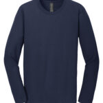 GILDAN® SOFTSTYLE® LONG SLEEVE T-SHIRT - Navy - S