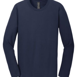 GILDAN® SOFTSTYLE® LONG SLEEVE T-SHIRT - Navy - 2XL