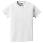 COMFORT COLORS® HEAVYWEIGHT RING SPUN YOUTH TEE - White - XL