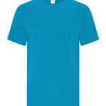 ATC™ EVERYDAY COTTON TEE - Neon Blue Heather** - 4XL