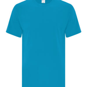 ATC™ EVERYDAY COTTON TEE - Neon Blue Heather** - 2XL