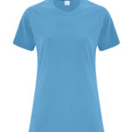 ATC™ EVERYDAY COTTON LADIES' TEE - Aquatic Blue - 2XL