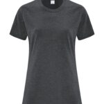 ATC™ EVERYDAY COTTON LADIES' TEE - Dark Heather Grey** - L