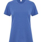ATC™ EVERYDAY COTTON LADIES' TEE - Heather Royal** - M
