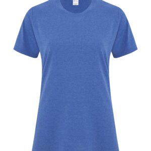 ATC™ EVERYDAY COTTON LADIES' TEE - Heather Royal** - 2XL