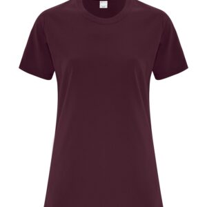 ATC™ EVERYDAY COTTON LADIES' TEE - Maroon - 2XL