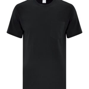 ATC™ EVERYDAY COTTON POCKET TEE - Black - XL