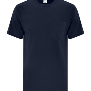 ATC™ EVERYDAY COTTON POCKET TEE - Dark Navy - 2XL