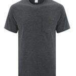 ATC™ EVERYDAY COTTON POCKET TEE - Dark Heather Grey** - S