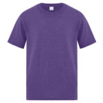 ATC™ EVERYDAY COTTON YOUTH TEE - Heather Purple** - XL