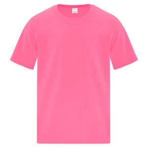 ATC™ EVERYDAY COTTON YOUTH TEE - Neon Pink** - L