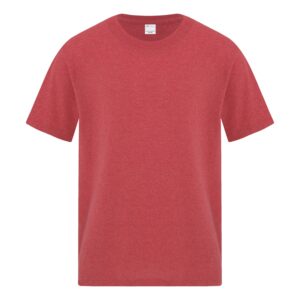 ATC™ EVERYDAY COTTON YOUTH TEE - Heather Red** - L
