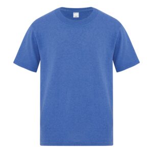 ATC™ EVERYDAY COTTON YOUTH TEE - Heather Royal** - L