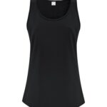 ATC™ EVERYDAY COTTON LADIES' TANK TOP - Black - L